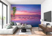 Sunrise at beach Wall Mural