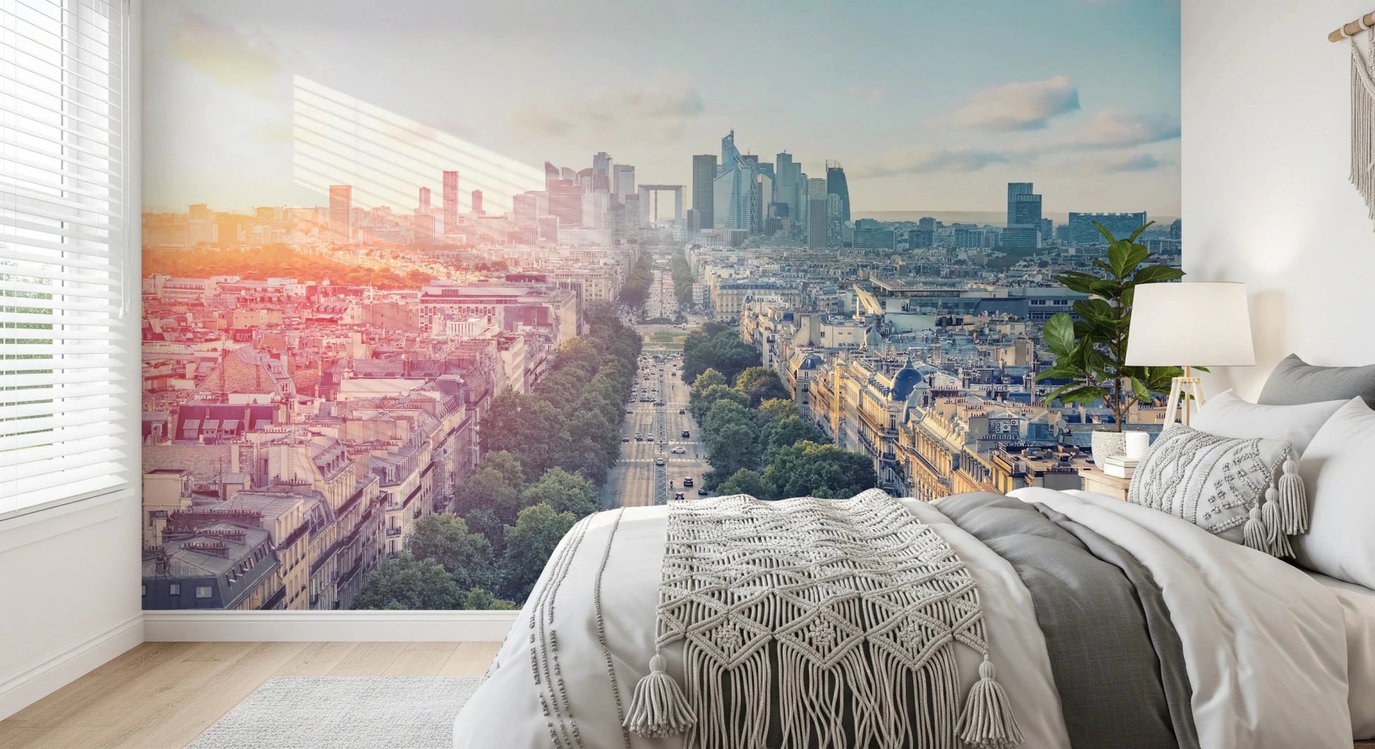 Sunrise Over Paris Wall Mural