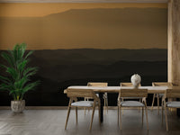 The wallpaper for walls being admired in a home.

