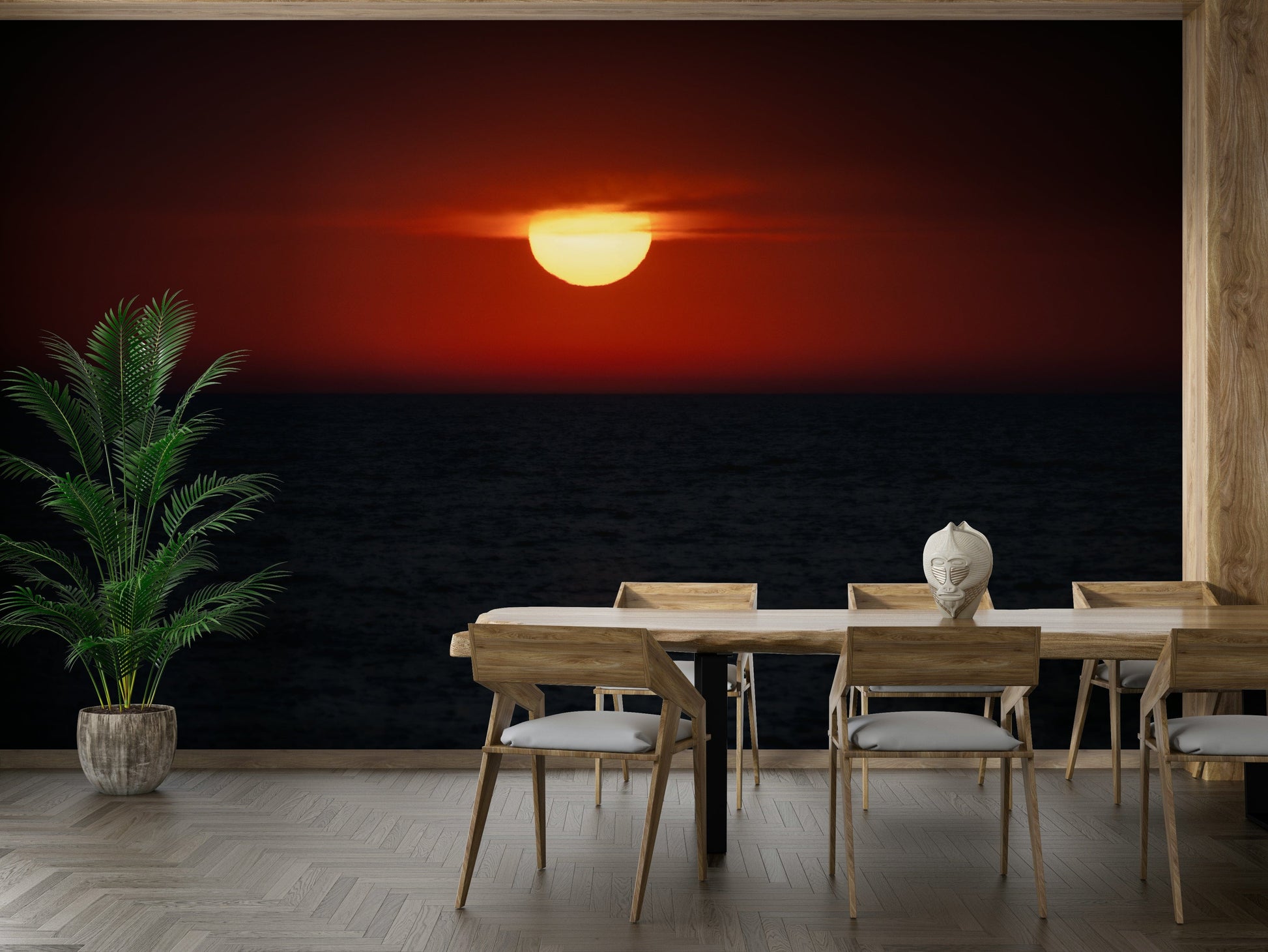 Sun Down peaceful wall art

