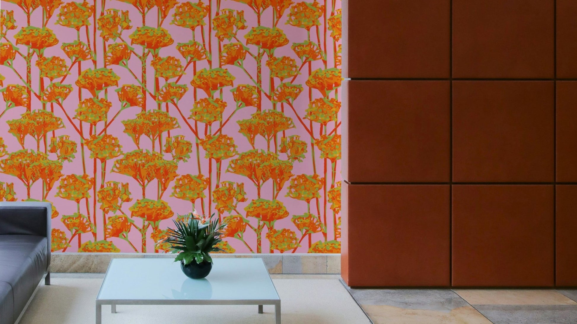 The feeling is one of fresh elegance.

