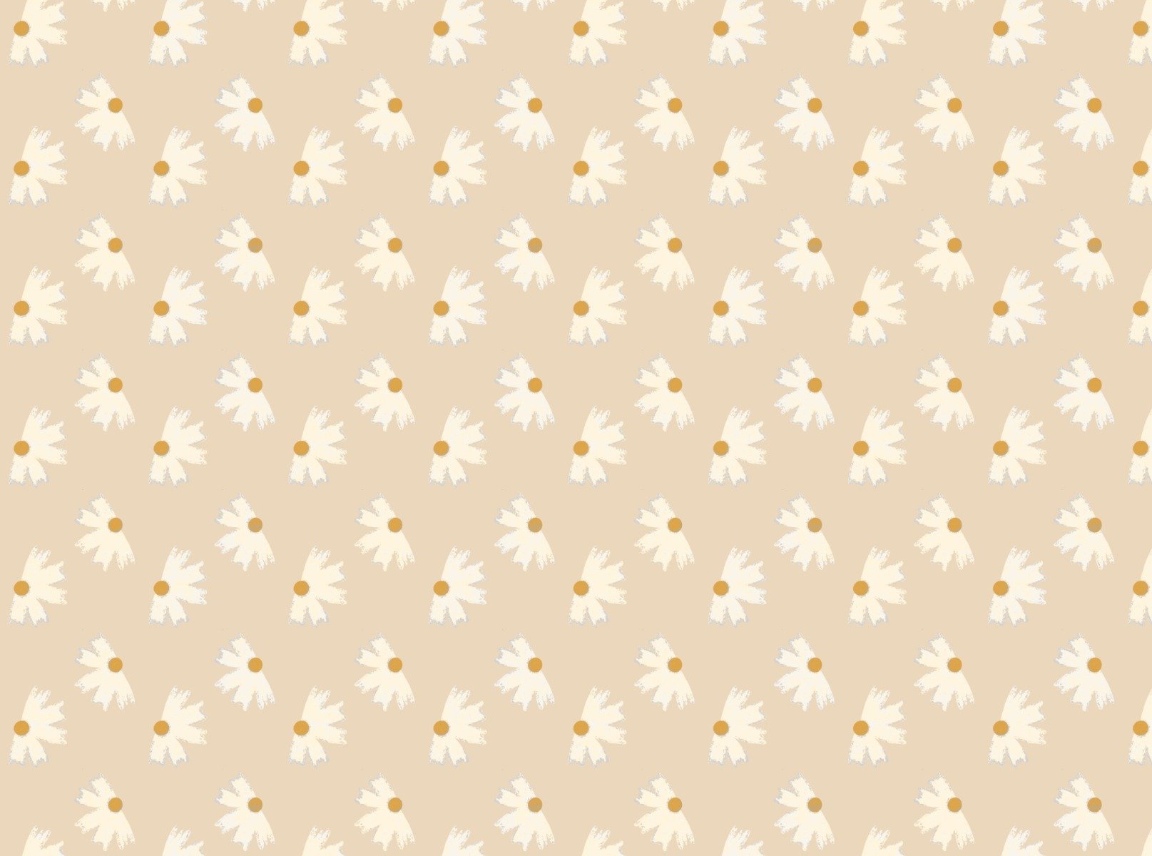Marigold Pearl Flower Wallpaper in your room — zoomed
