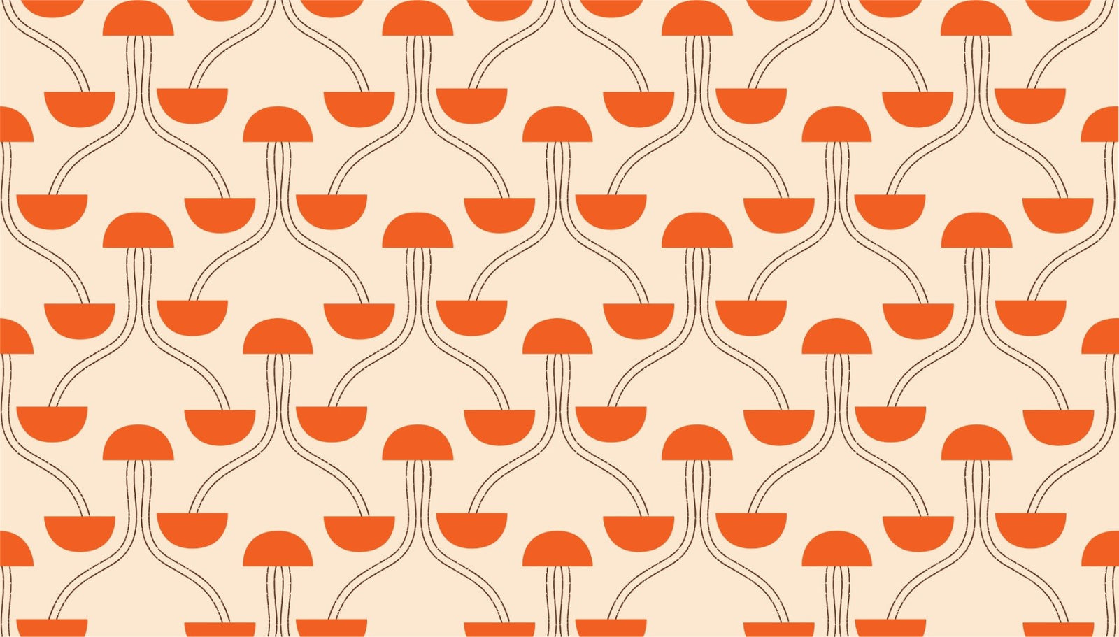 Mindfulness Zen Orange Wallpaper in your room
