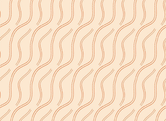 Orange Lines Mindfulness Zen Wallpaper