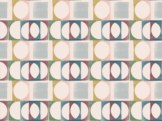 Modern Italian Villa Pink Blush AB Wallpaper