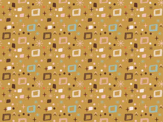 Apricity Mid Mod Yellow Wallpaper For Walls