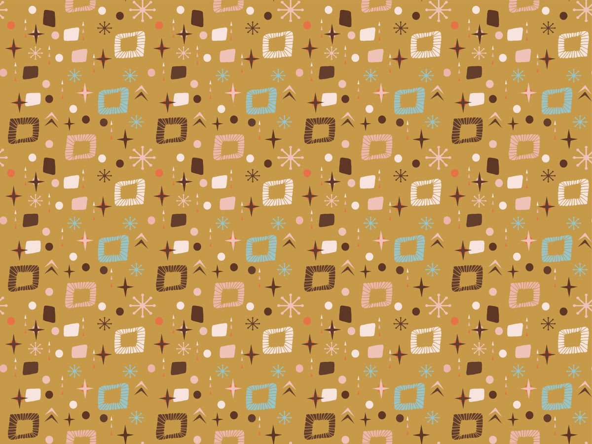 Apricity Mid Mod Yellow Wallpaper For Walls in your room