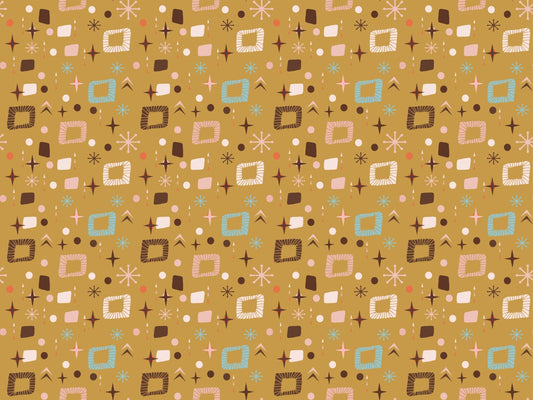 Apricity Mid Mod Yellow Wallpaper For Walls