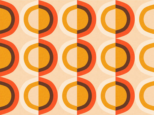 Mid Century Modern Dots Wallpaper