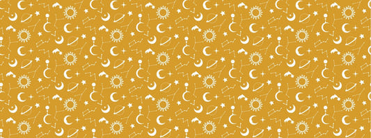 Constellation Yellow Dream Night Stars Wallpaper