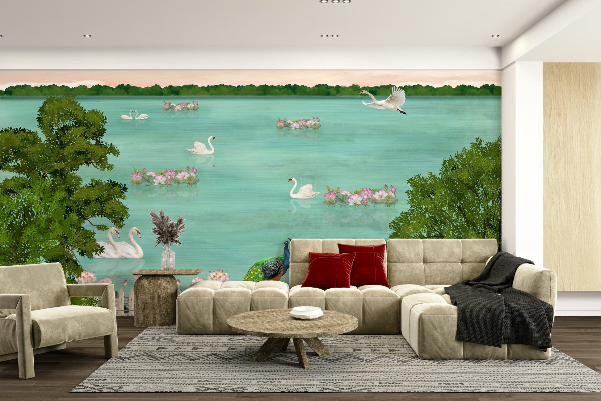 The image has a calm, tranquil mood.

