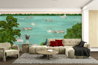 The image has a calm, tranquil mood.

