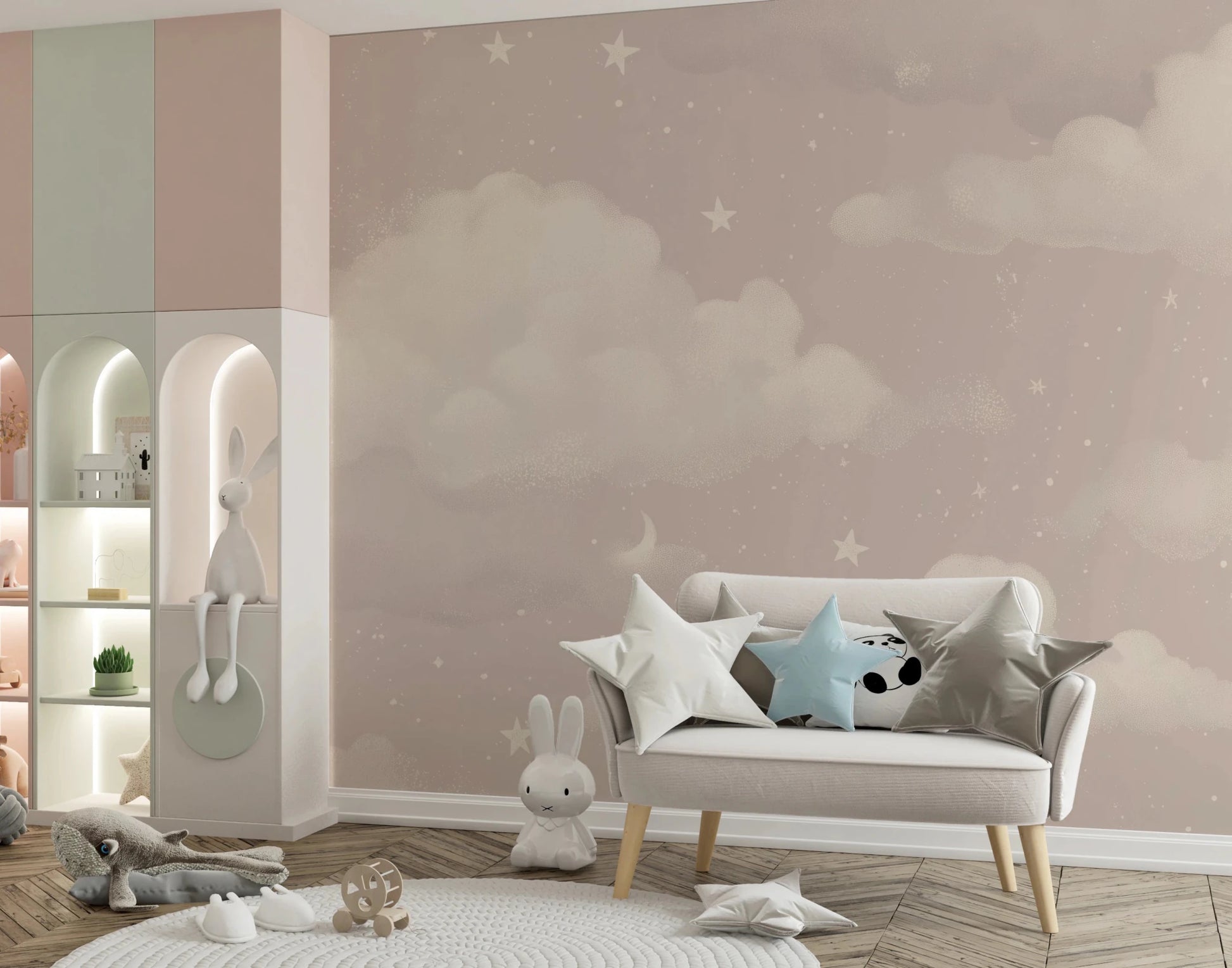 Sweet Dreams – Blush Wall Mural