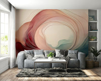 Dreamy portal design featuring gentle stars in Sweet Sleep Portal mural.

