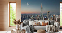 Taipei Nights Wall Mural
