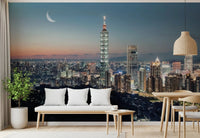 Taipei Nights Wall Mural
