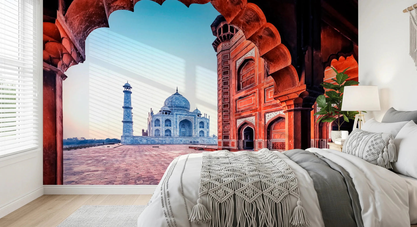 Taj Mahal Architecture Wall Mural