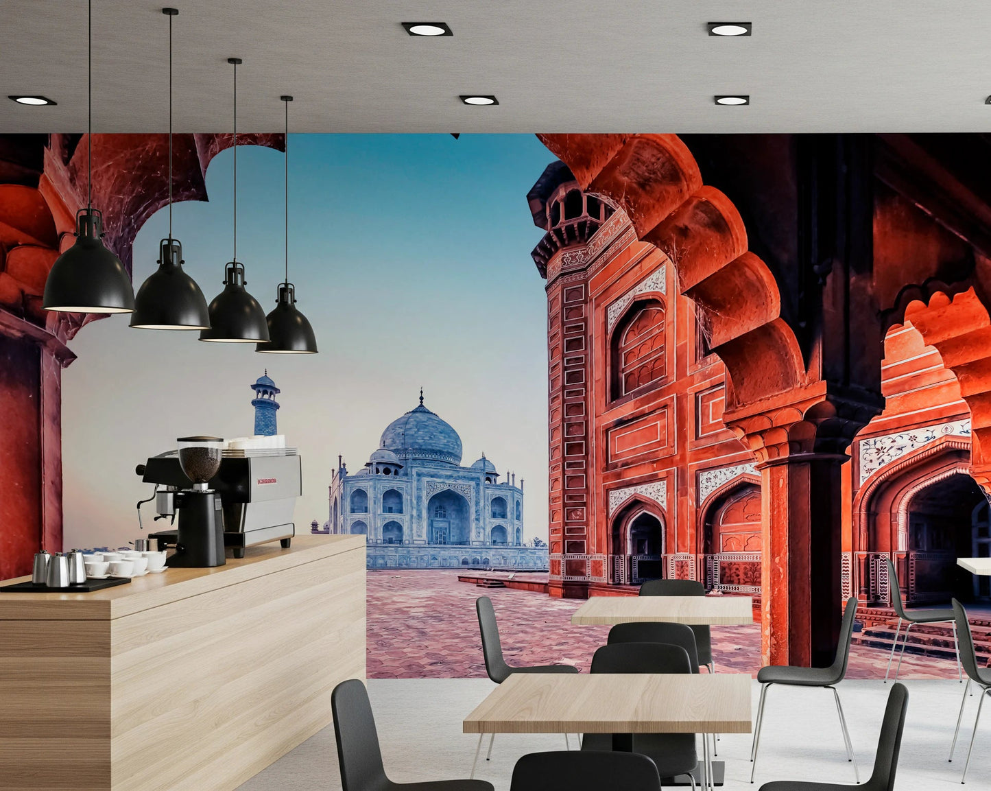 Taj Mahal Architecture Wall Mural