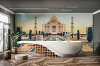 A classic Taj Mahal wallpaper for walls.

