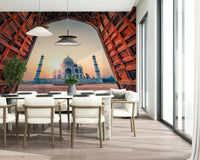 Stunning sunrise Taj Mahal Sunset wallpaper for walls India.