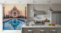 Taj Reflection Wall Mural