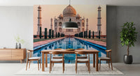 Taj Reflection Wall Mural