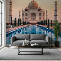 Taj Reflection Wall Mural