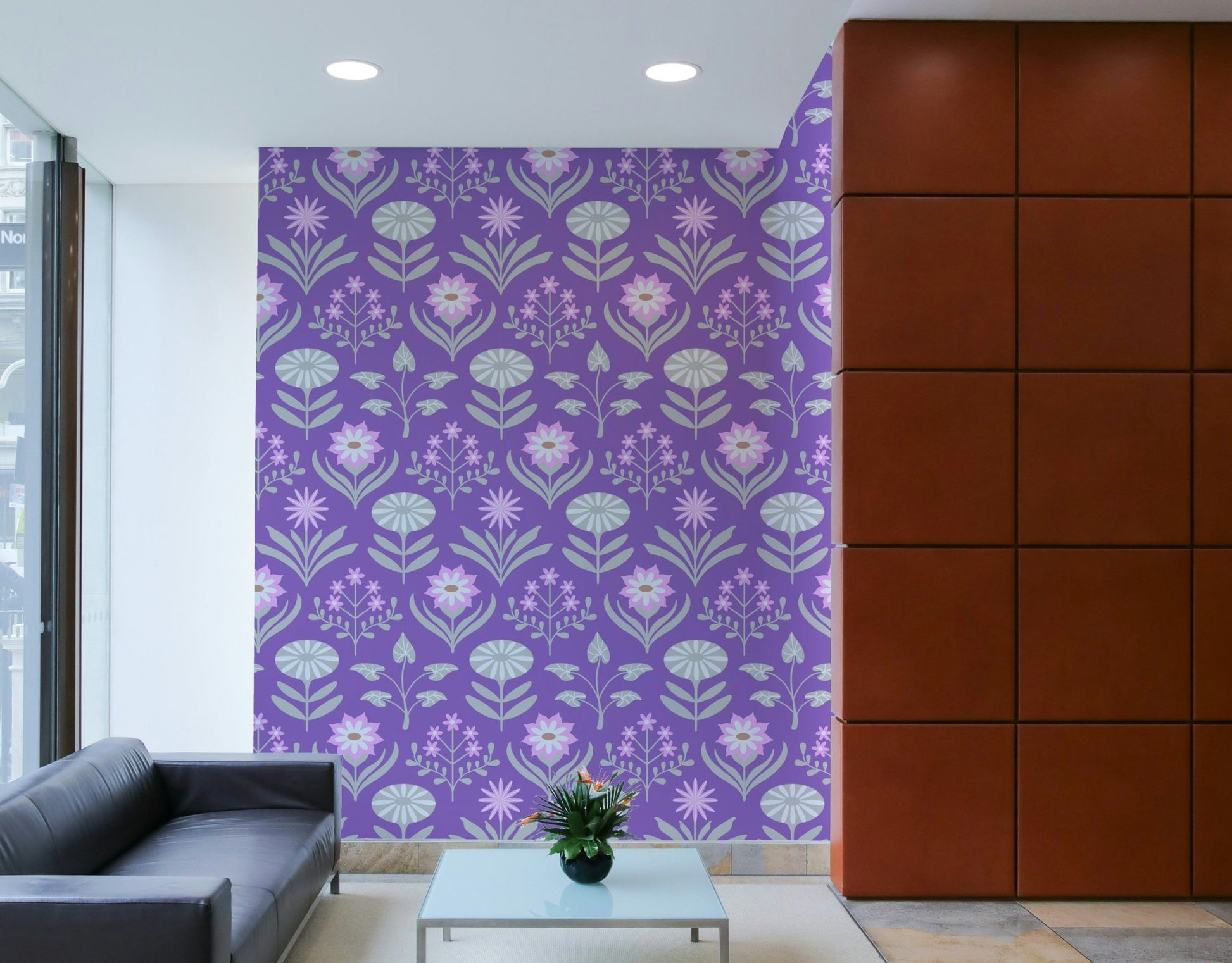 Ideal wallpaper for a living room, bedroom, or nursery.

