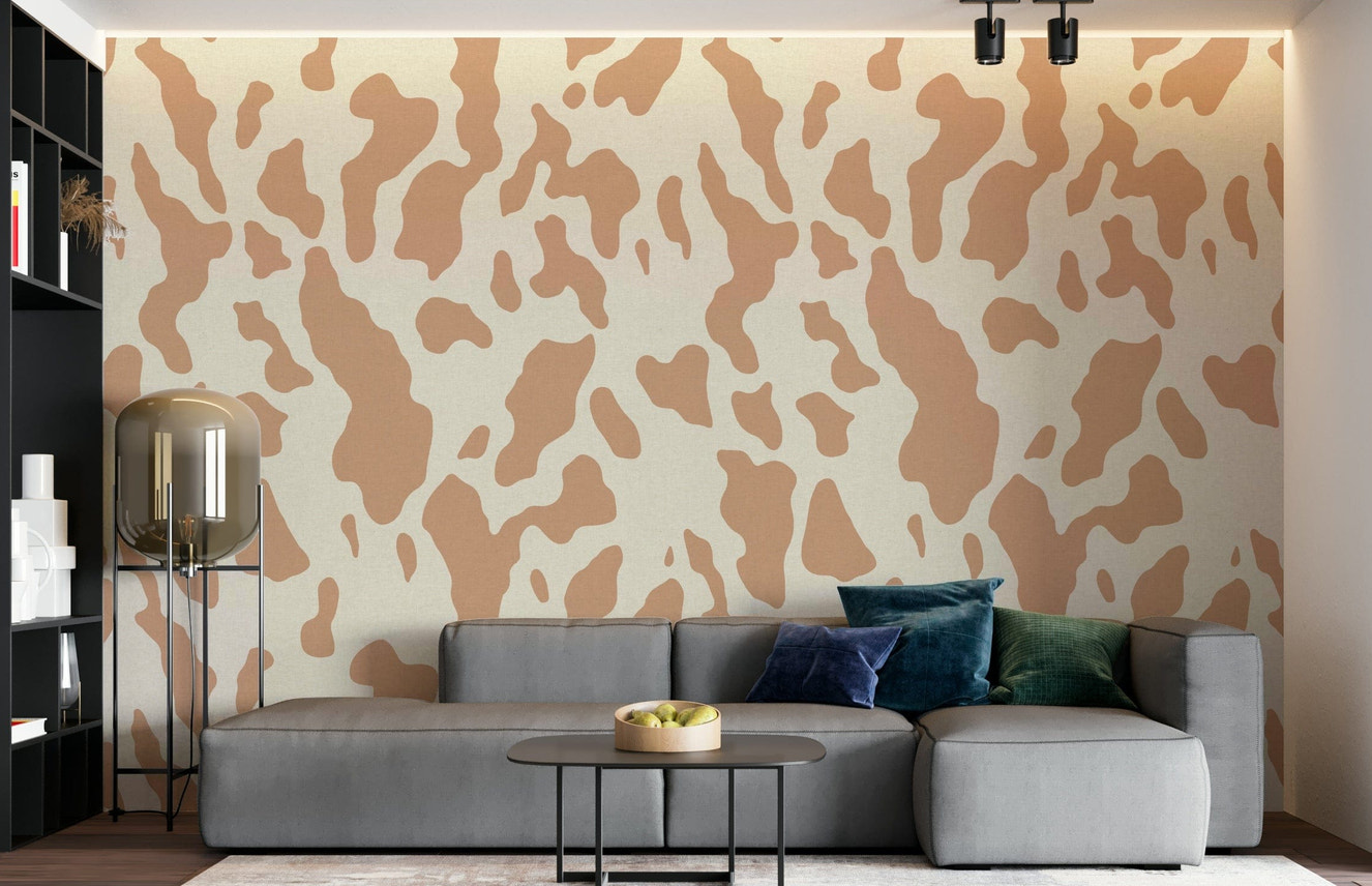 The colors are soft and gentle, with pale grays, blacks, and whites.