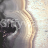 Smooth layered agate design

