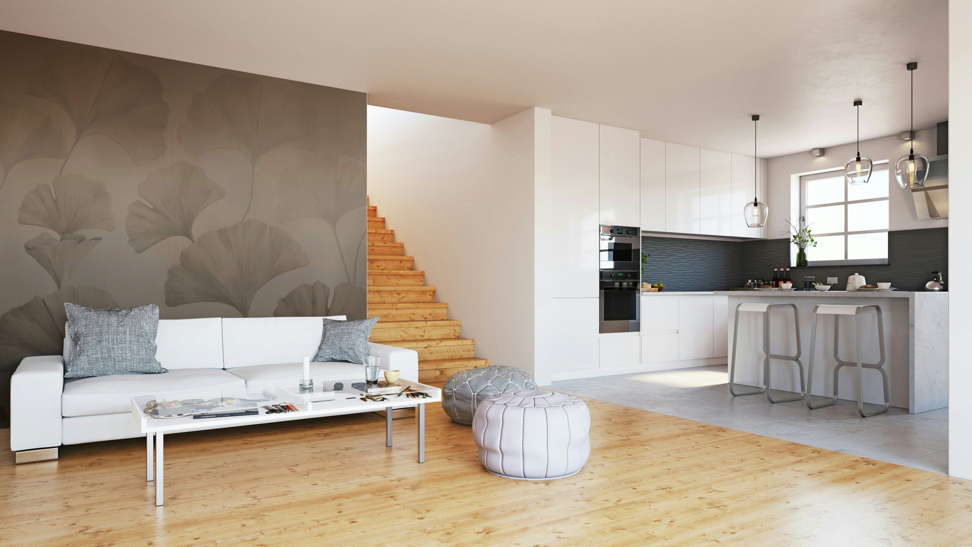 The design feels graceful and peaceful.

