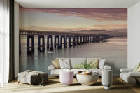 Tay Rail Bridge at dawn.

