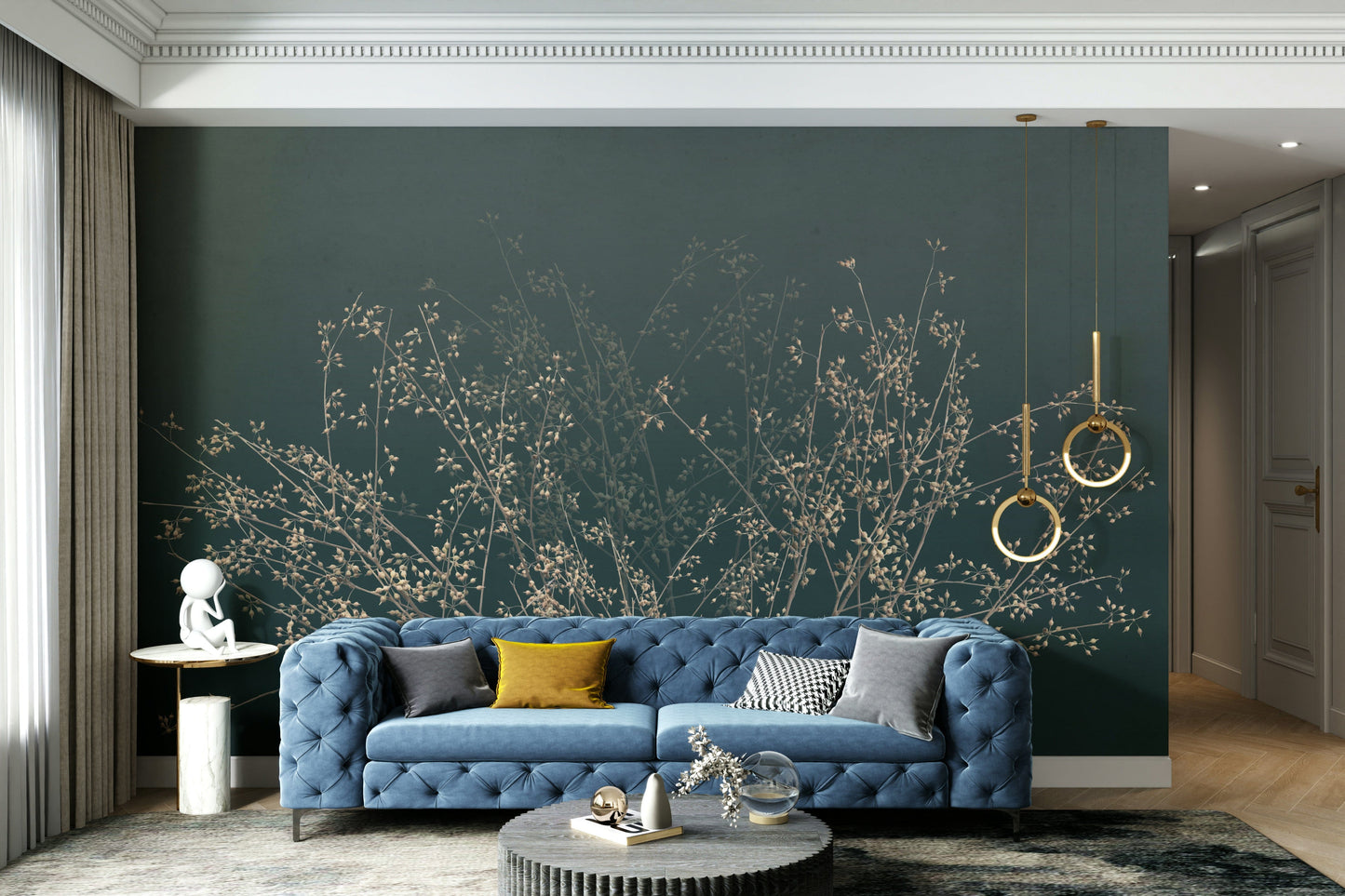 The composition is open and calming.

