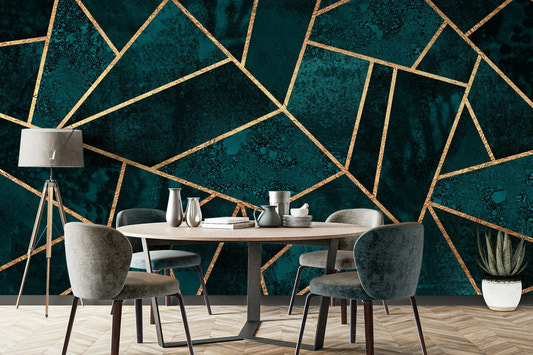 A serene abstract pattern wall mural for your decor.

