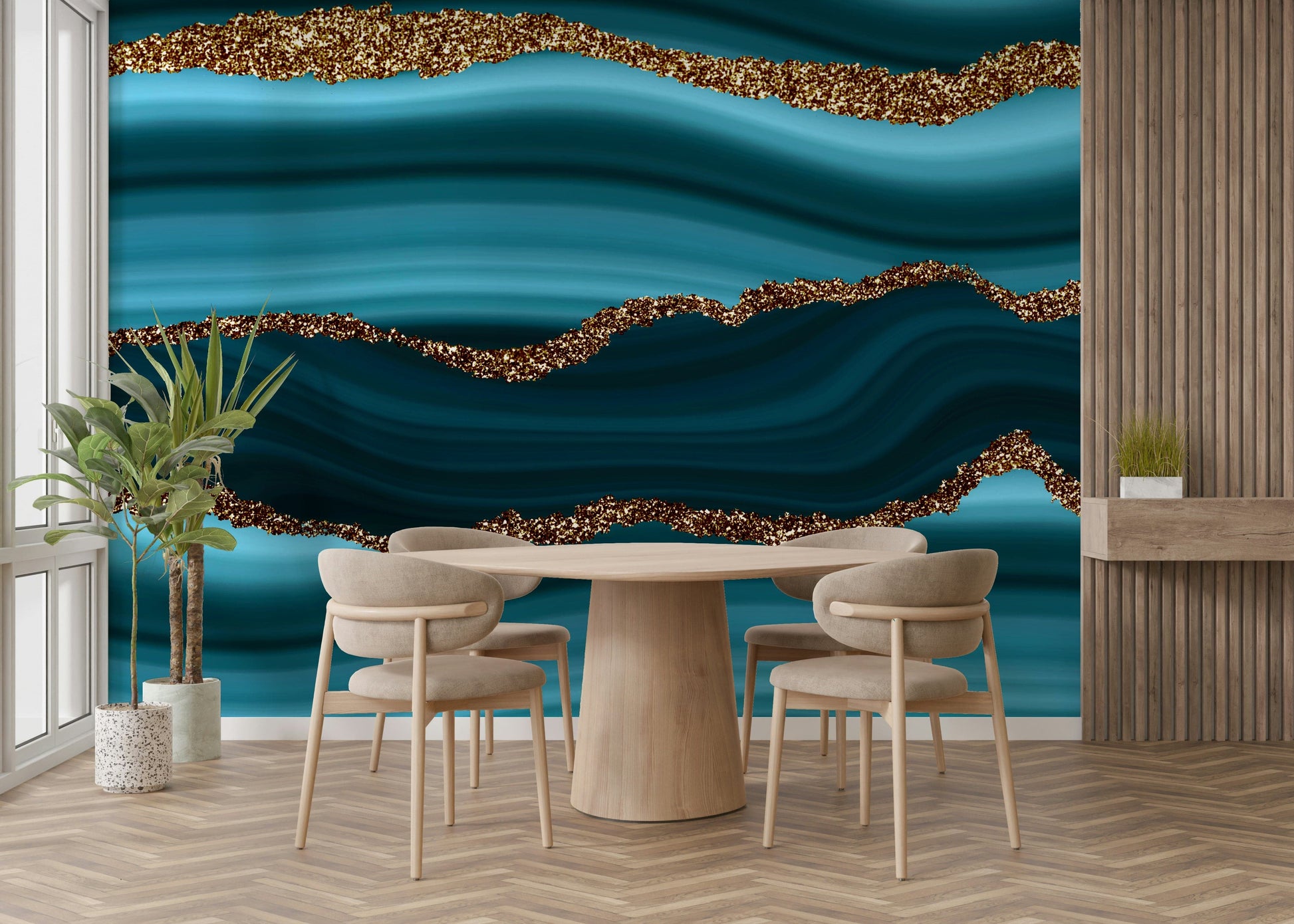 A high-quality print of a luxurious texture.

