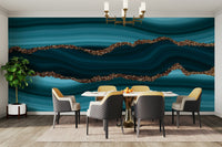 A sophisticated and luxurious wall covering.

