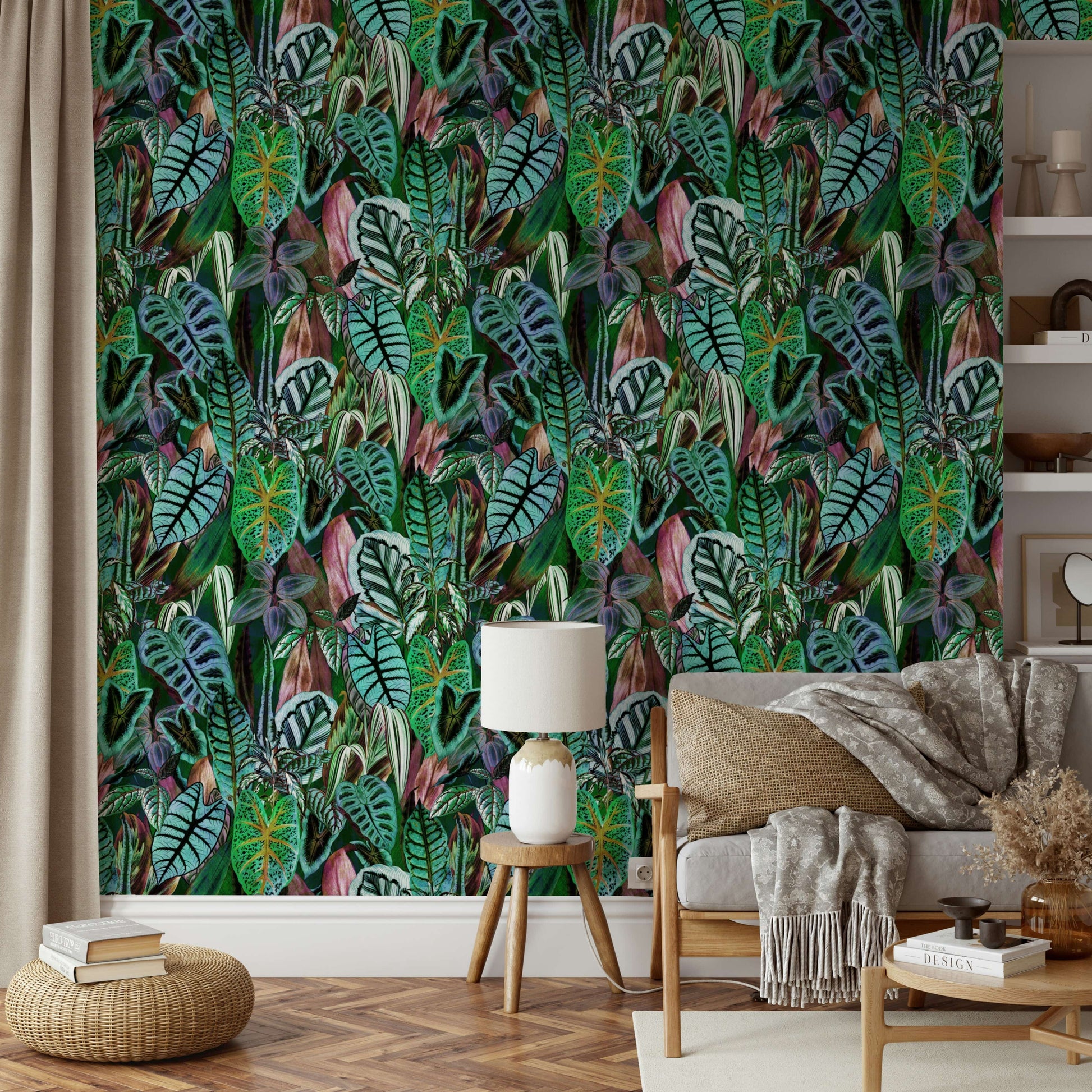 Green Foliage serene wallpaper

