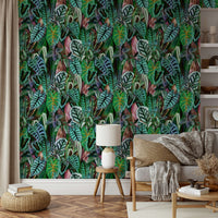 Green Foliage serene wallpaper

