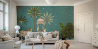 Neel Pichwai Wall Mural for office
