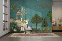 Neel Pichwai Wall Mural for living room

