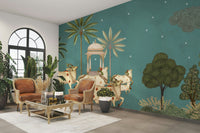 Neel Pichwai Wall Mural art



