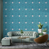 Elegant peel-and-stick mural with 1920s flair

