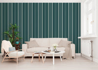 Teal Stripe Wallpaper⁠