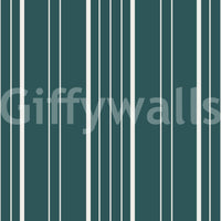 Teal Stripe Wallpaper⁠