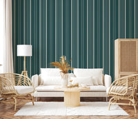 Teal Stripe Wallpaper⁠