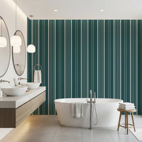 Teal Stripe Wallpaper⁠