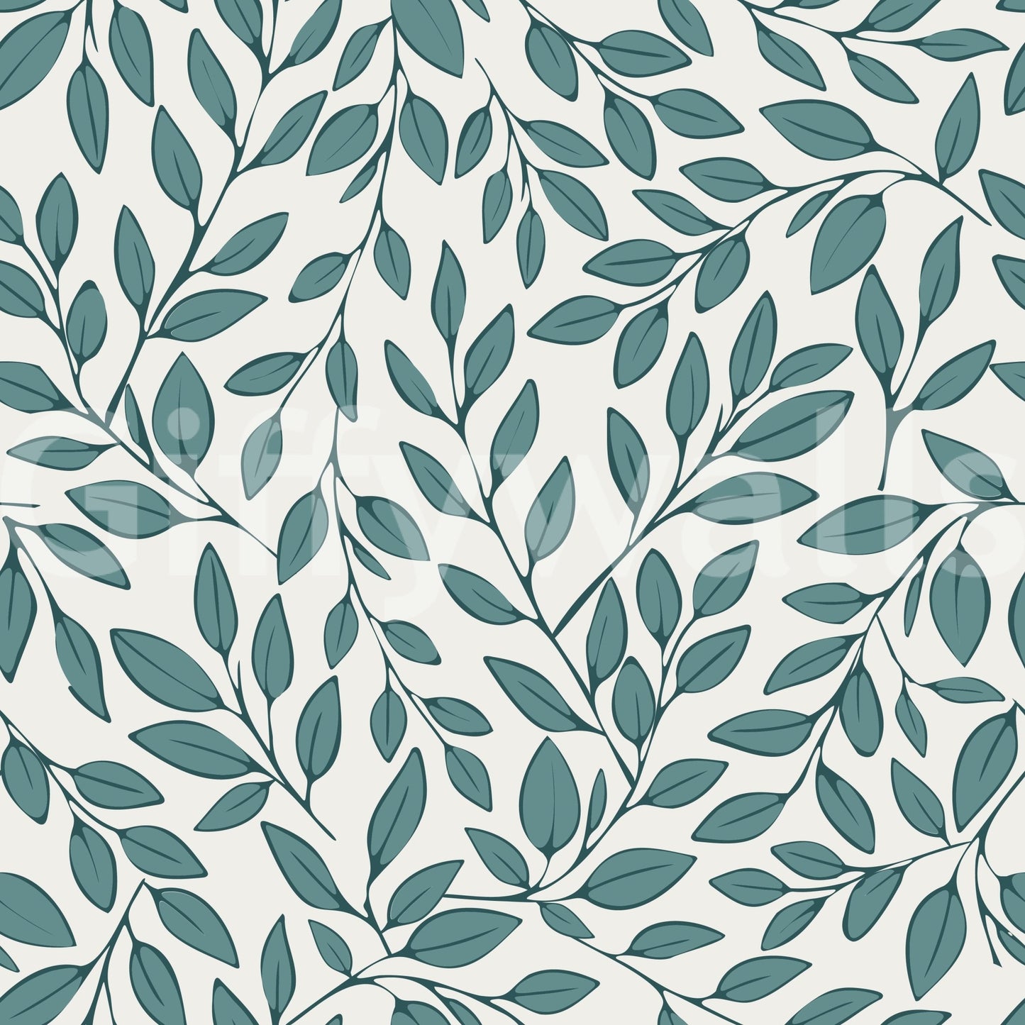 Teal Vines Wallpaper⁠