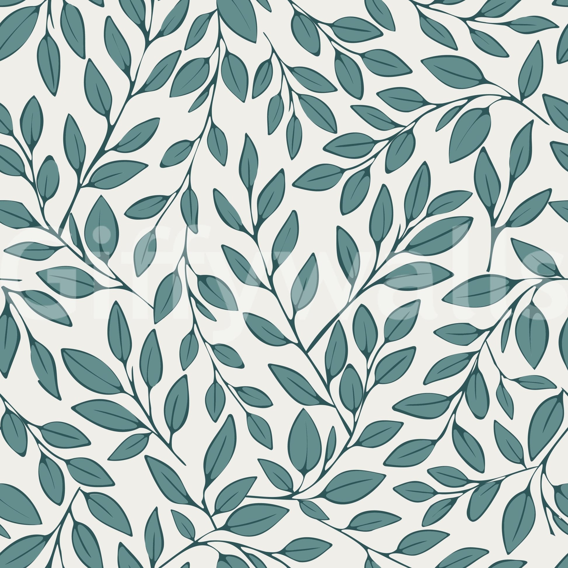 Teal Vines Wallpaper⁠