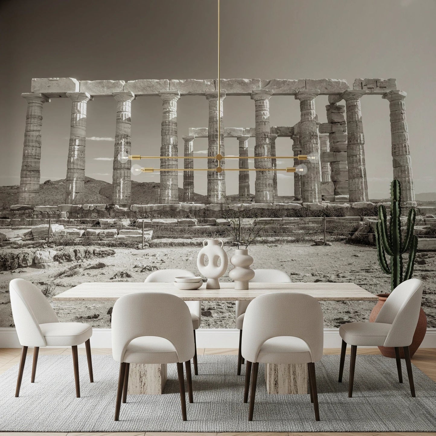 Temple of Poseidon Wall Mural