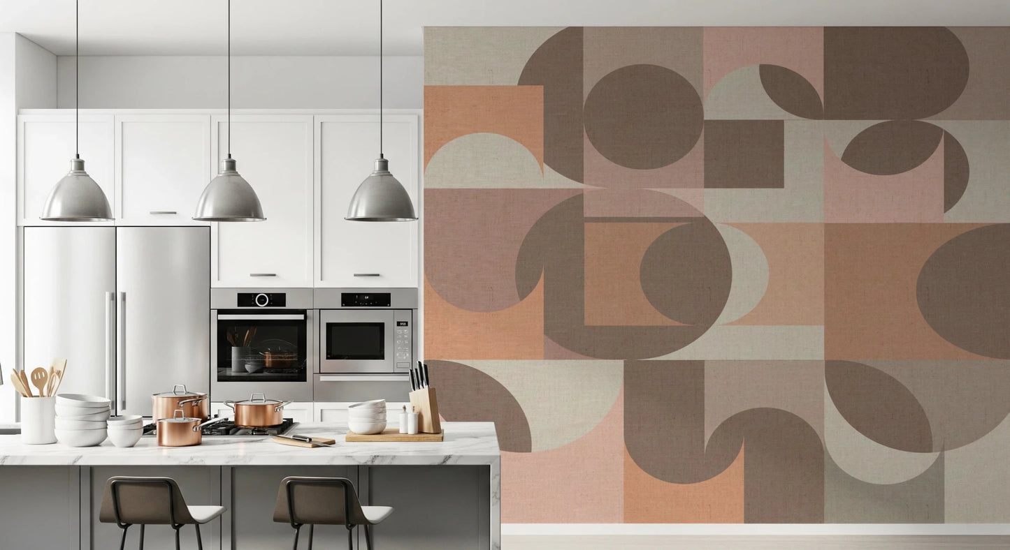 Terra Shapes Wall Mural